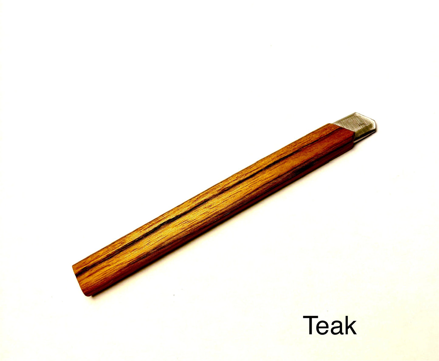 Wood-Encased Utility Knives with Slide Lock